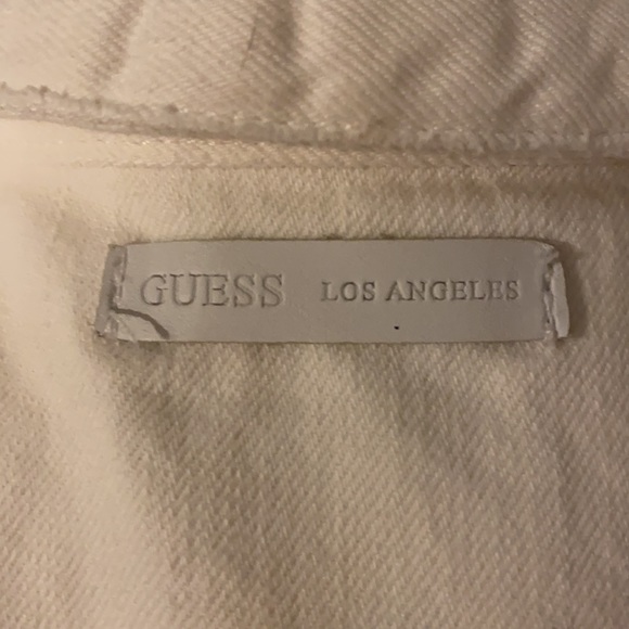 Guess White Jean Vest - Picture 6 of 9